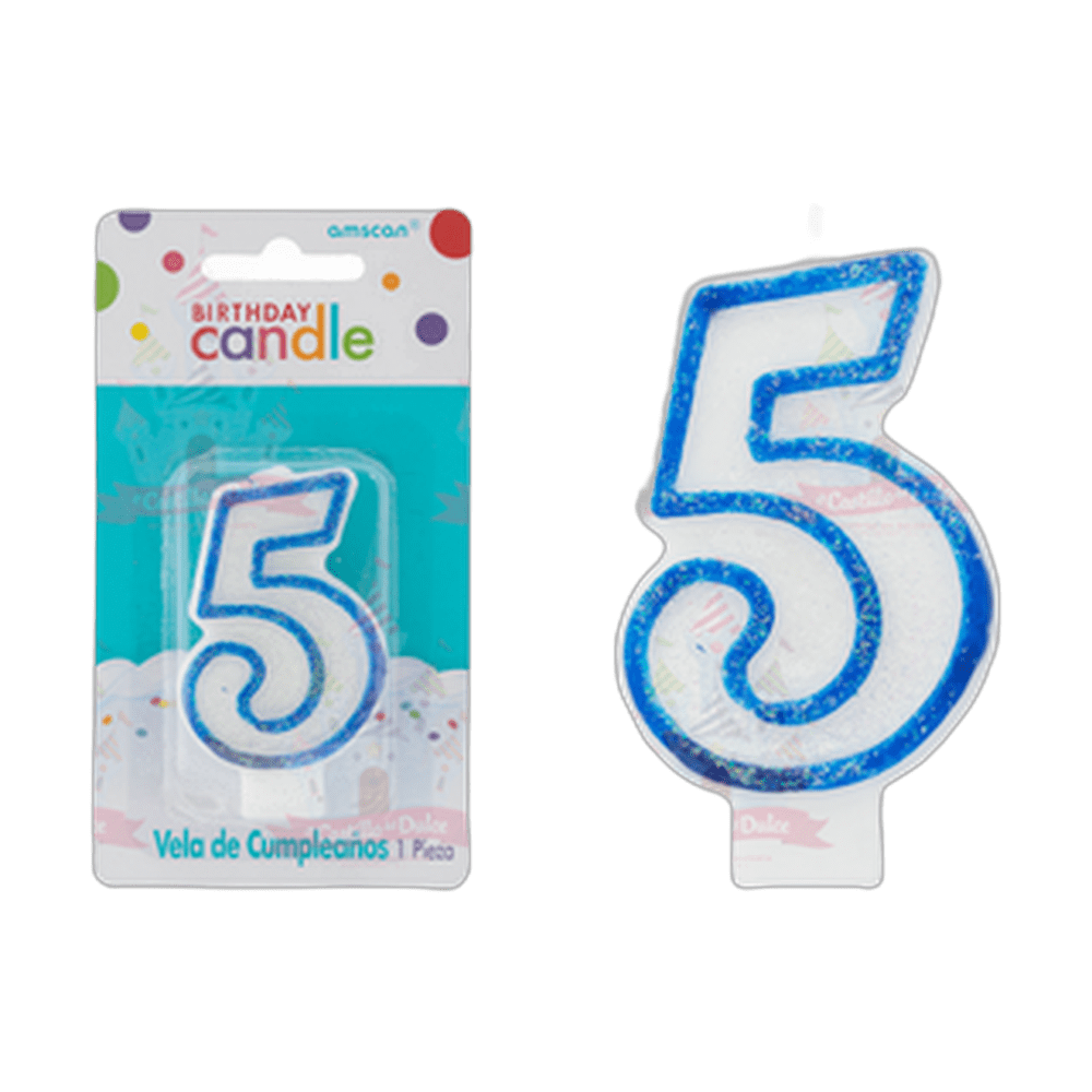 VELA 5 CGLIT BRILL AZUL 121 PZA GRANMARK