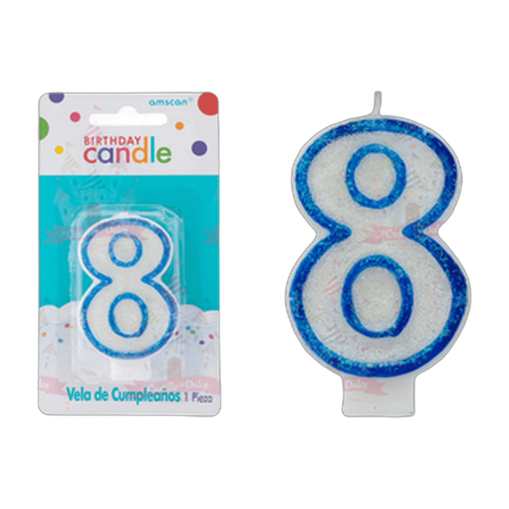 VELA 8 CGLIT BRILL AZUL 121 PZA GRANMARK