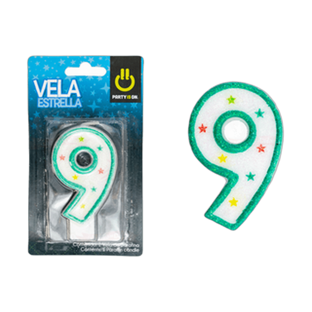 VELA ESTRELLA AZUL  9 121 PZ FAB SELECTA