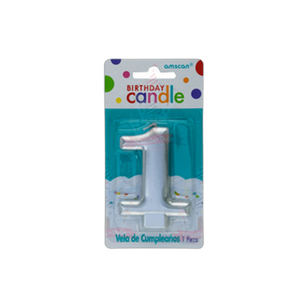 VELA METALICA PLATA  1 121 PZA GRANMARK