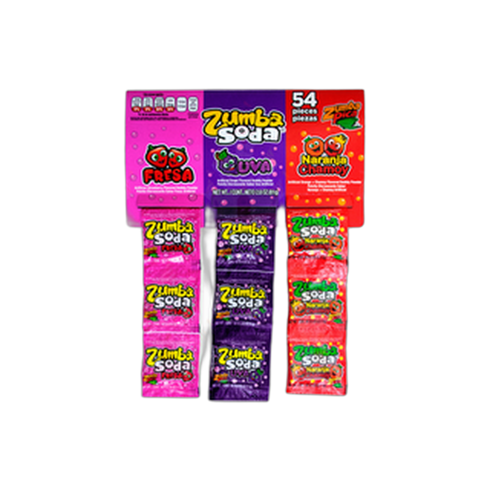 ZUMBA SODA TIRA SURTIDA 4548 PZA