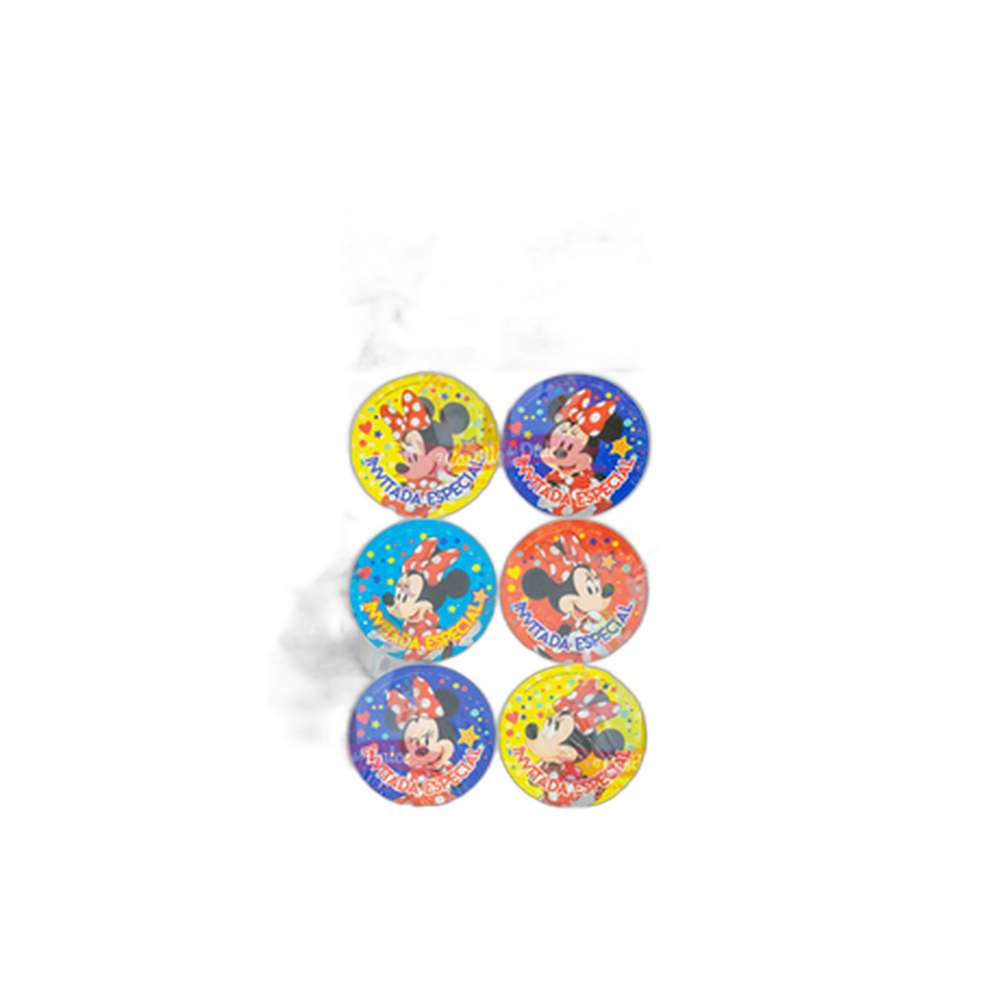 DISTINTIVO MINNIE ROJA 6/24 PZA GRANMAR