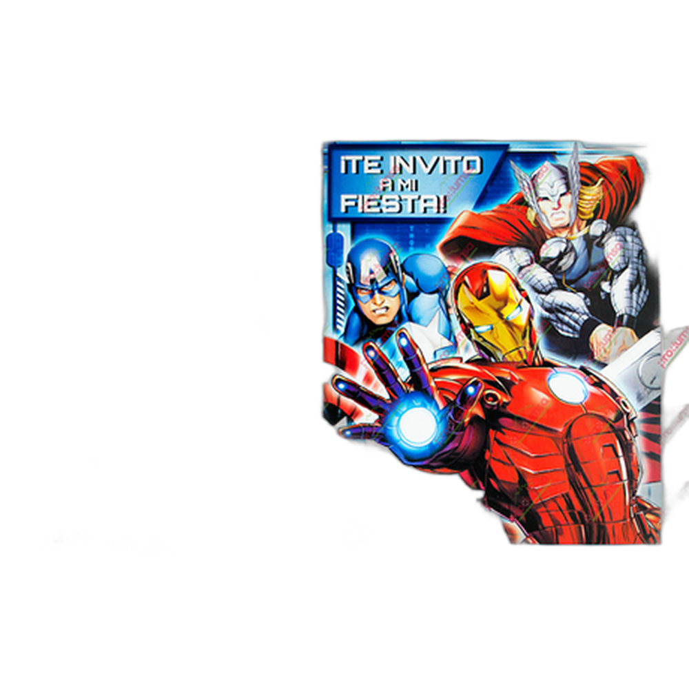 INVITACION AVENGERS ASSEMBLE 24/6
  GRANMARK