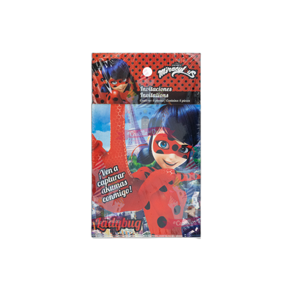 INVITACION LADY BUG 24/6 PZA GRANMARK