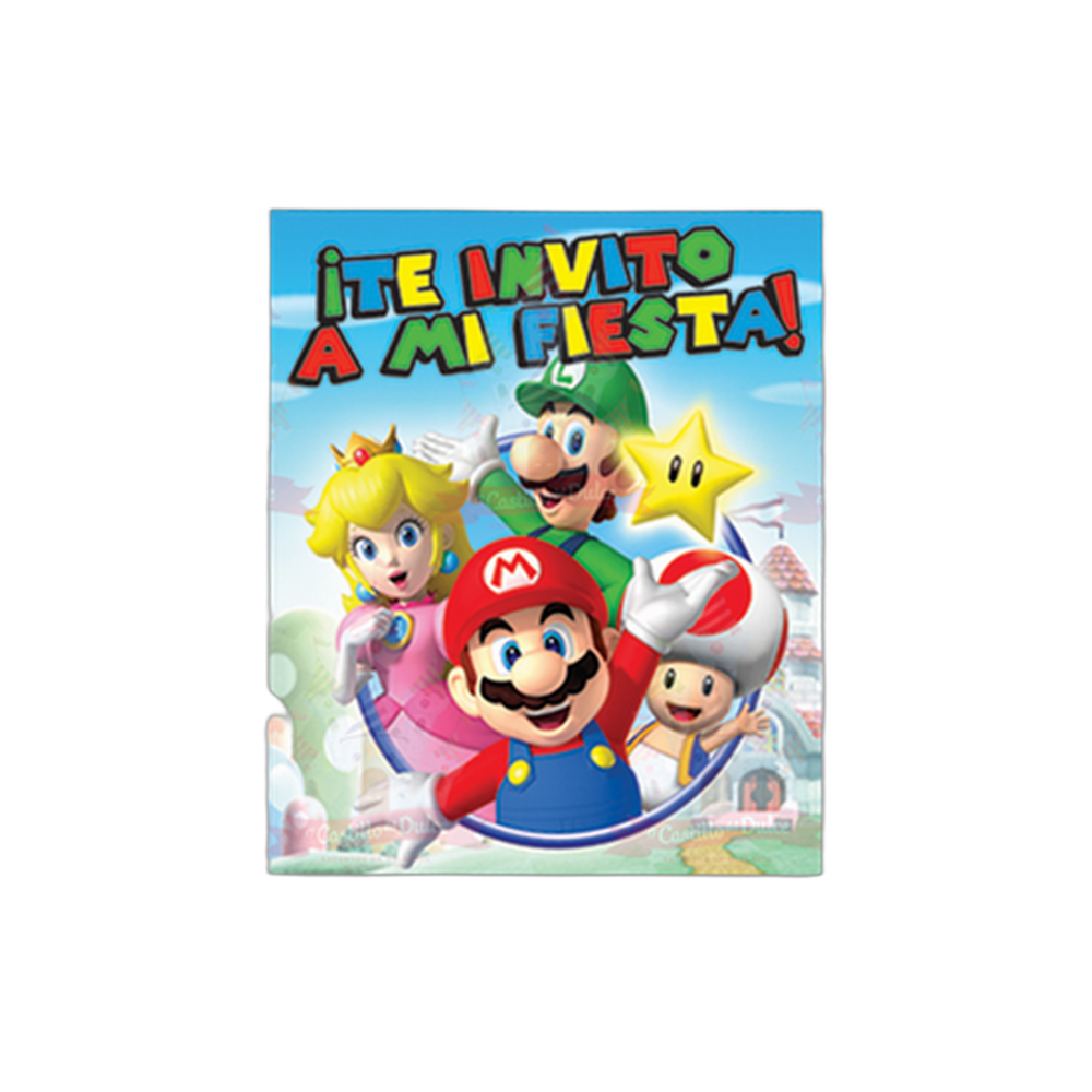 INVITACION MARIO BROS 24/6 GRANMARK