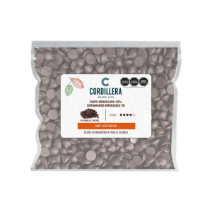 Chips Cordillera 43% Semiamargo Horneable
  1M, 250 gr