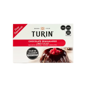 Chocolate Semi-Amargo Turin, Marqueta 6
  kg.