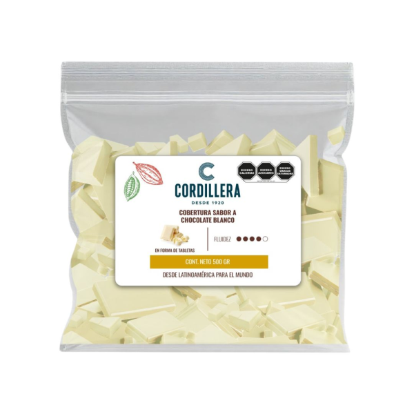 CORDILLERA_COBERTURA_SABOR_CHOCOLATE_BLANCO_500_GR CORDILLERA_COBERTURA_SABOR_CHOCOLATE_BLANCO_500_GR