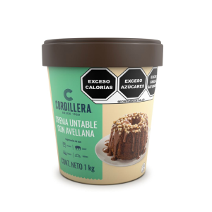 Crema De Avellana Cordillera, 1 kg.