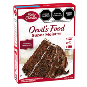 Harina Para Pastel Betty Crocker Devils
  Food Chocolate 375gr