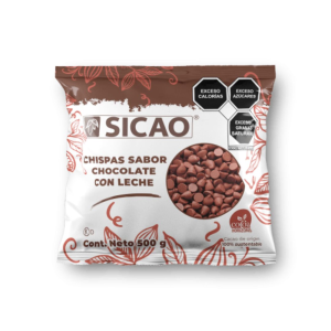 Sicao Chispa Sabor Chocolate Con Leche,
  Bolsa 500gr